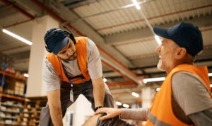 Injured Warehouse Worker